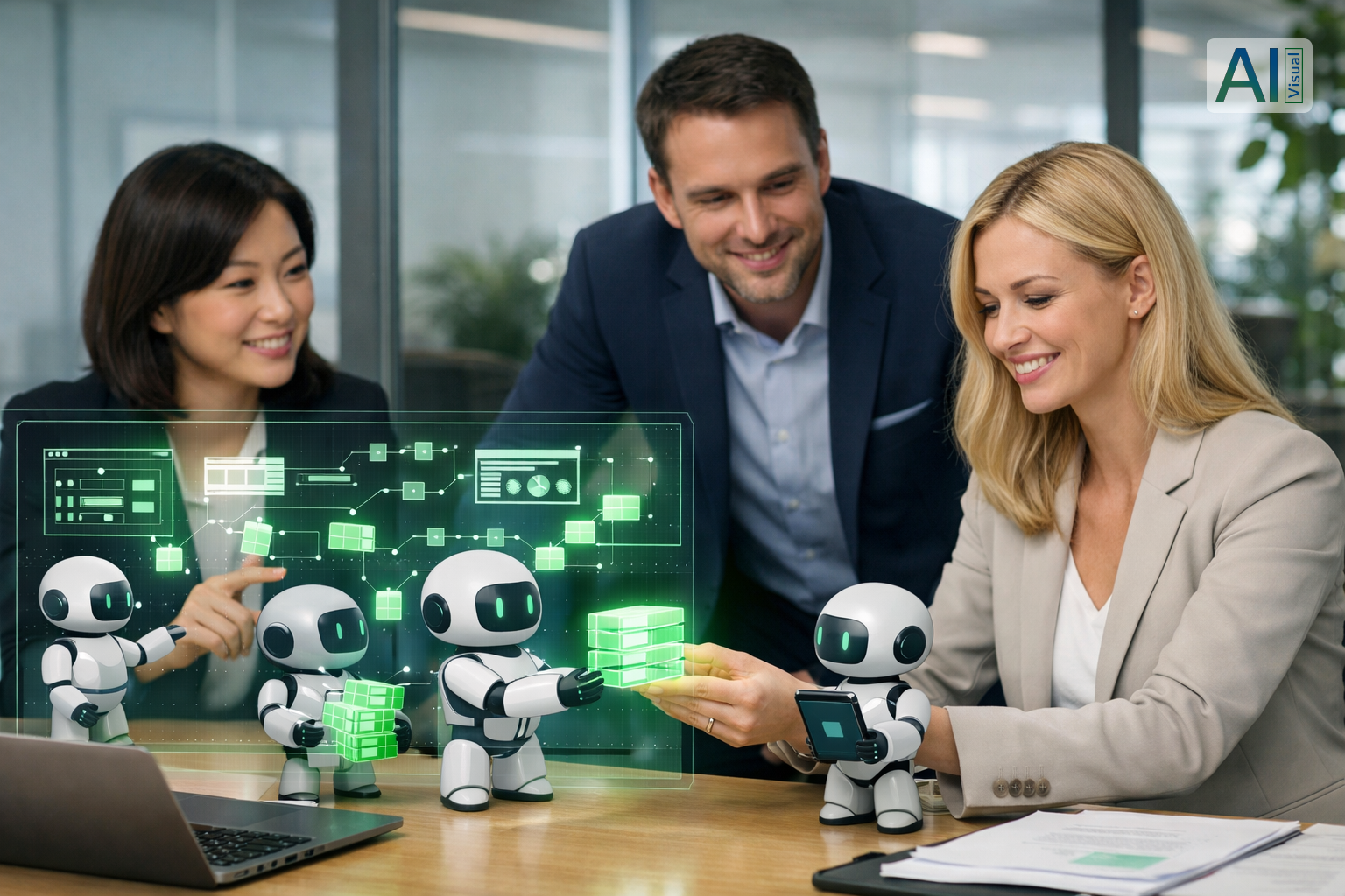 KI-Agenten im Unternehmen unterstützen Mitarbeitende bei der intelligenten Steuerung von Geschäftsprozessen im Autonomous Enterprise.